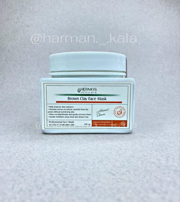 Hermos brown clay mask 300 grams