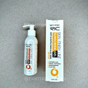 Manseric sunscreen gel with SPF 50, volume 120 ml