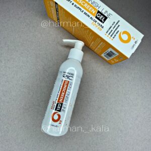 Manseric sunscreen gel with SPF 50, volume 120 ml